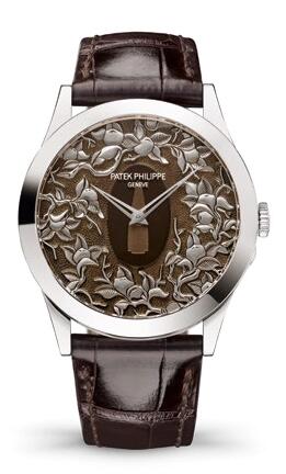 Patek Philippe Calatrava 5089 Tsuba – Oranges and Flowers 5089G-124 Replica Watch